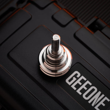Tactile Slider – DJG Destroyer | Titanium Brass Zirconium EDC Push Slider