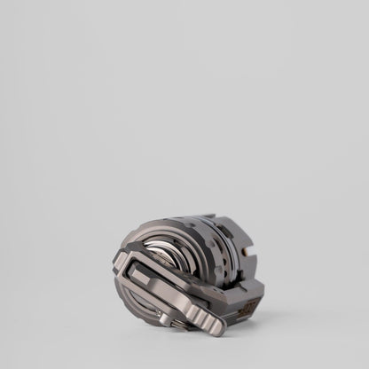 Tactile Slider – DJG Destroyer | Titanium Brass Zirconium EDC Push Slider