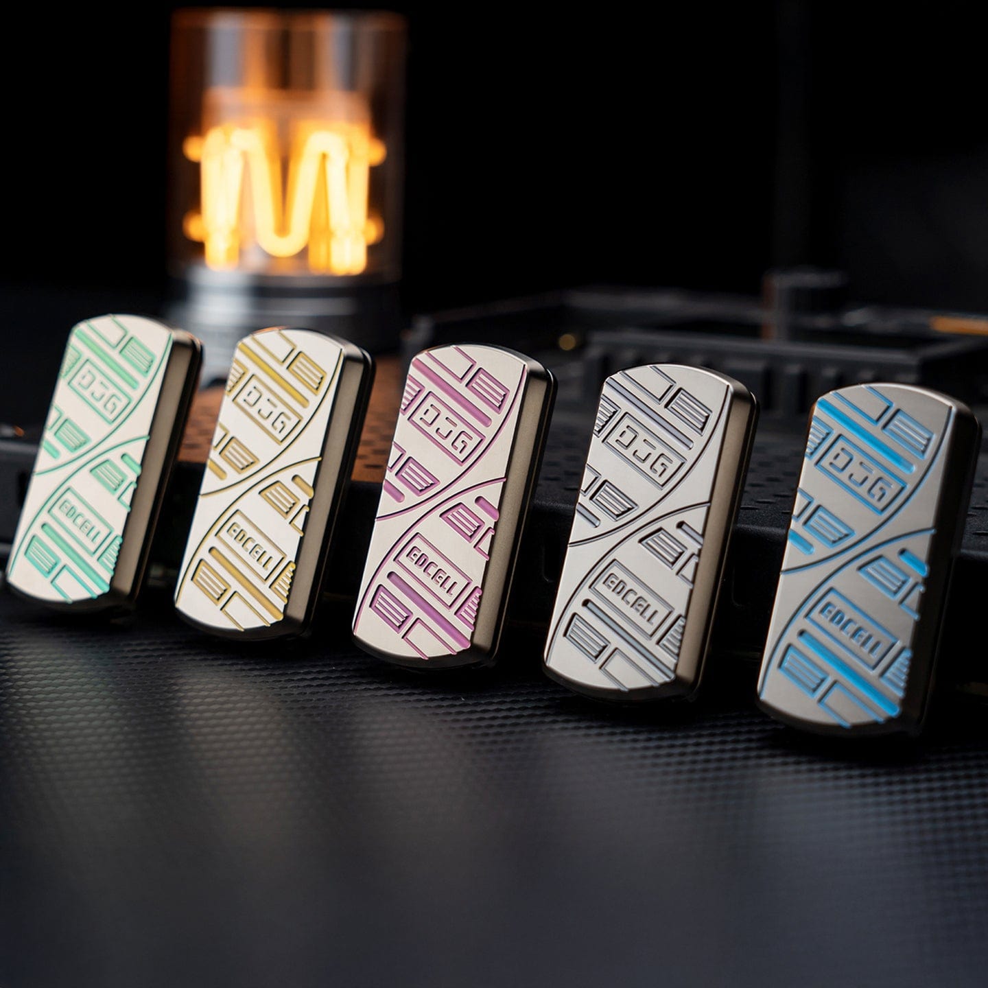 Mechanical Slider – DJG Dex Jelly Slider | Titanium EDC Push Slider