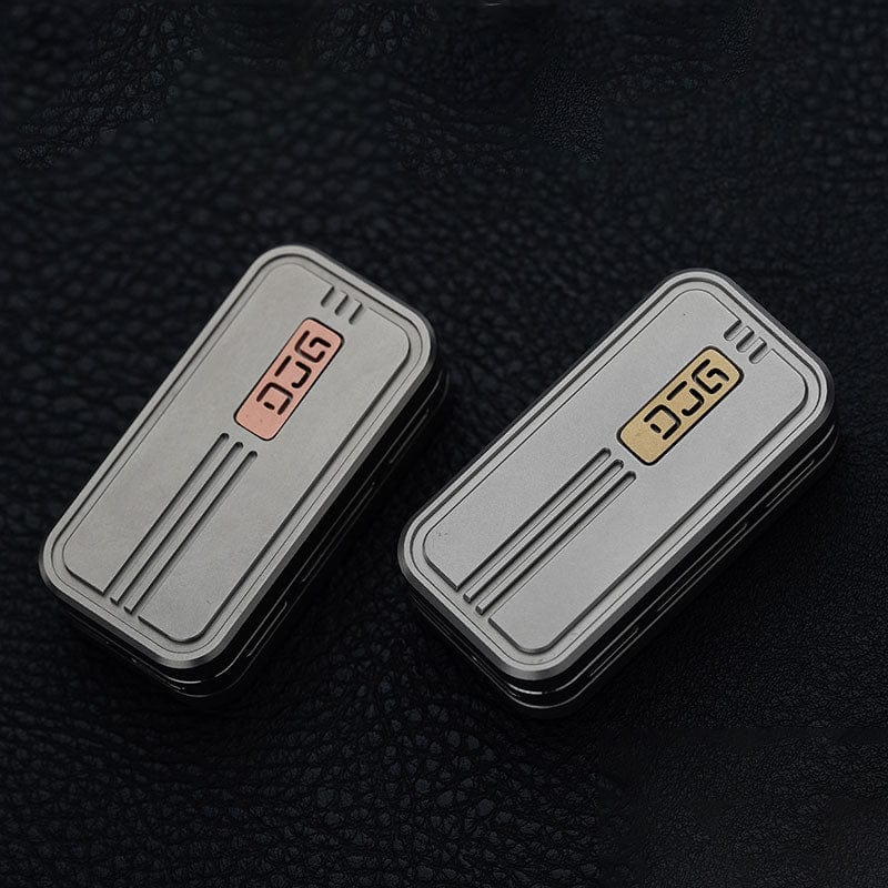 Fidget Slider – DJG ROAR | Stainless Steel Titanium Tuning Fork EDC Push Slider