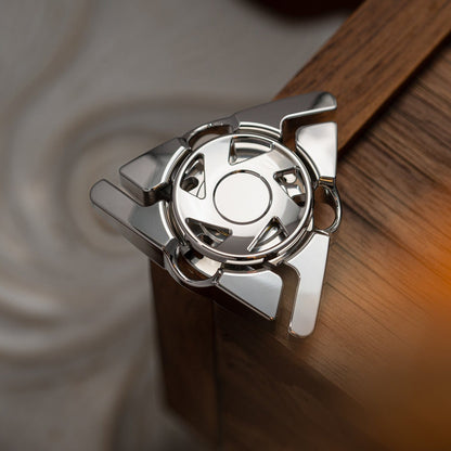 Fidget Slider – DP EDC Rift | Stainless Steel Titanium Zirconium Crystal EDC Push Slider