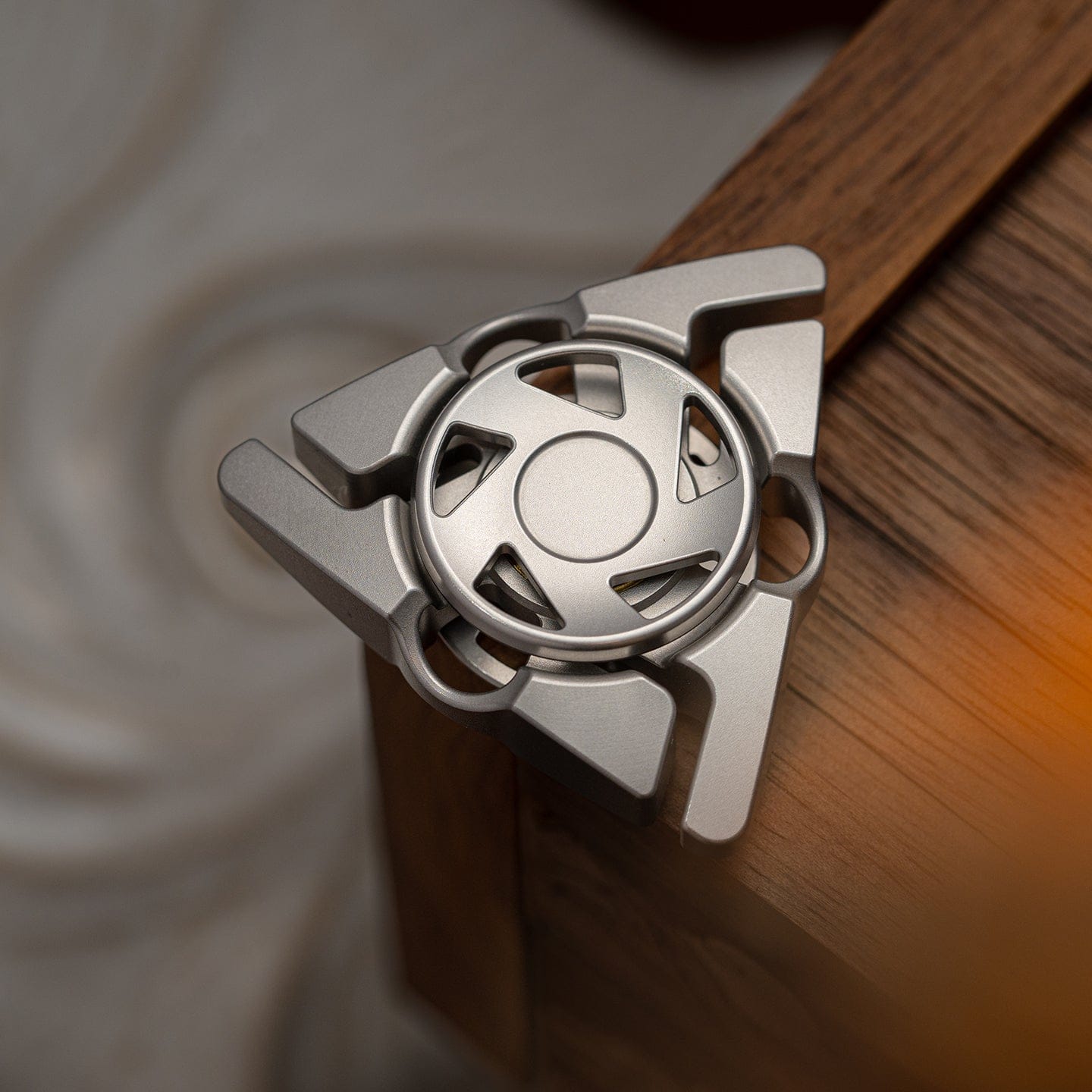 Fidget Slider – DP EDC Rift | Stainless Steel Titanium Zirconium Crystal EDC Push Slider