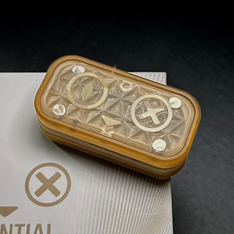 Push Slider EDC – EA EDC Schrödinger's Cat | Titanium Ultem PEI Cupronickel Mokuti Tactile Slider