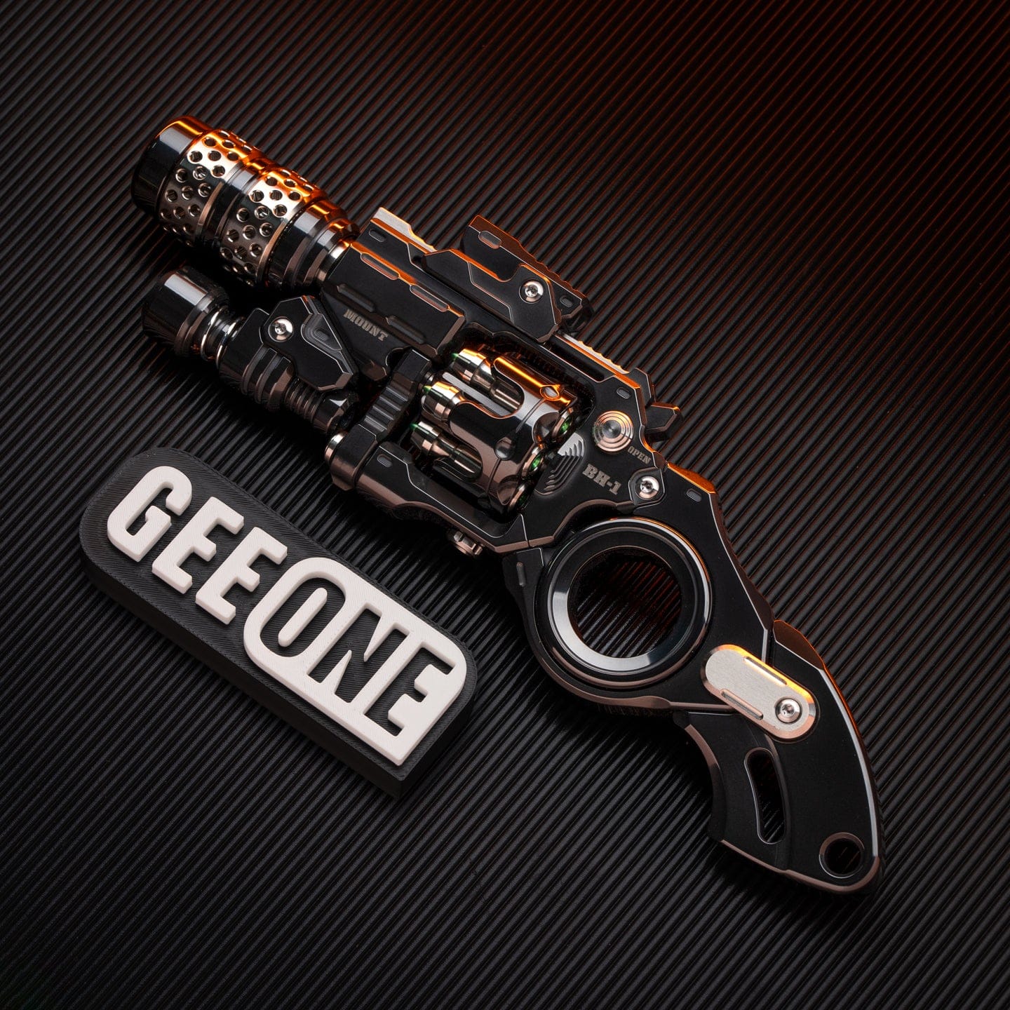 Tactile Slider – EDCell Breaker | Zirconium Titanium Carbon Fiber EDC Push Slider