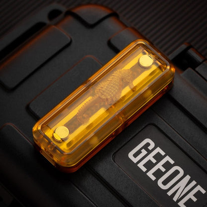 Fidget Slider – EVEN EDC Yellow Croaker | Stainless Steel Brass Zirconium Ultem PEI Copper Push Slider