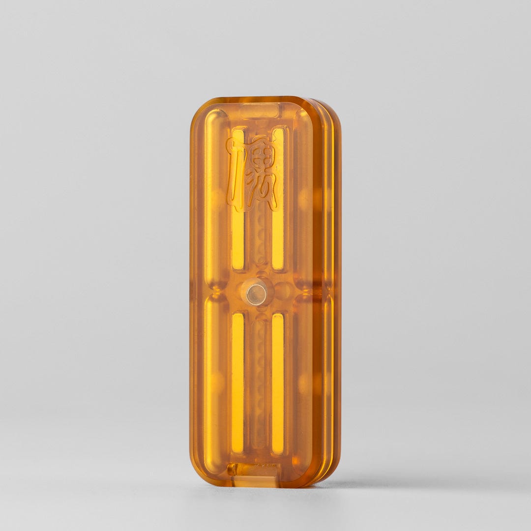 Fidget Slider – EVEN EDC Yellow Croaker | Stainless Steel Brass Zirconium Ultem PEI Copper Push Slider