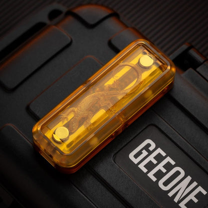 Fidget Slider – EVEN EDC Yellow Croaker | Stainless Steel Brass Zirconium Ultem PEI Copper Push Slider