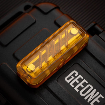 Fidget Slider – EVEN EDC Yellow Croaker | Stainless Steel Brass Zirconium Ultem PEI Copper Push Slider
