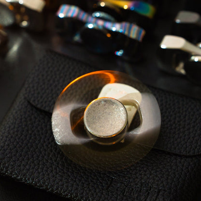 Fidget Slider EDC – Faith EDC Streamline | Stainless Steel Titanium Zirconium Mokuti Zircuti