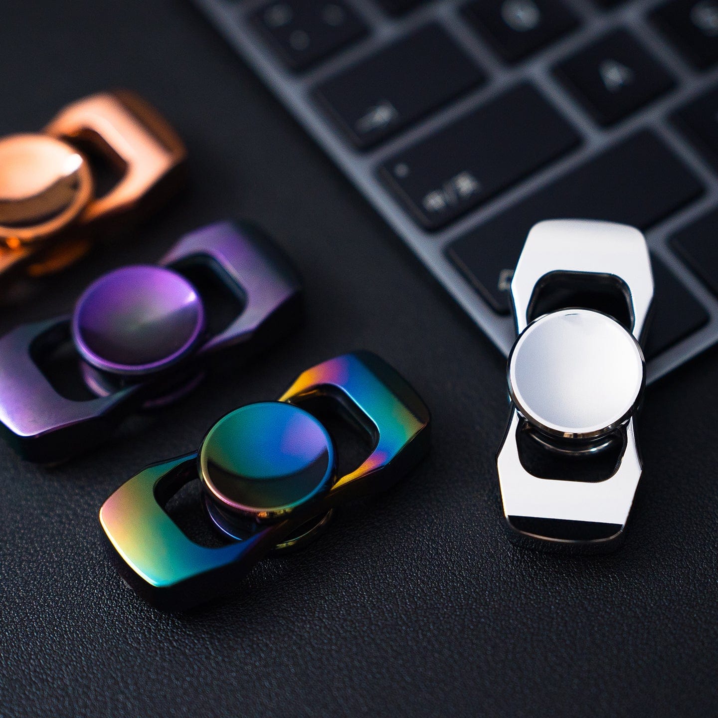 Fidget Slider EDC – Faith EDC Streamline | Stainless Steel Titanium Zirconium Mokuti Zircuti