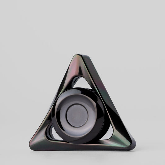 Hand Spinner – FM Studio Retroloop | Titanium Zirconium Stainless Steel EDC Fidget Spinner