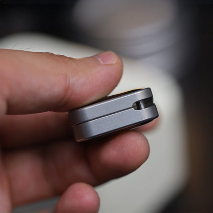 Fidget Coin – Gao Studio Energy Card | Stainless Steel Haptic EDC Worry Coin