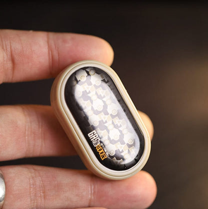 Fidget Slider – GAO Studio Rich Coin MIX | Ceramic PC Titanium EDC Push Slider