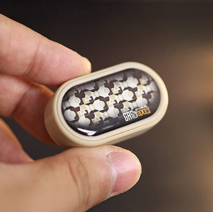 Fidget Slider – GAO Studio Rich Coin MIX | Ceramic PC Titanium EDC Push Slider
