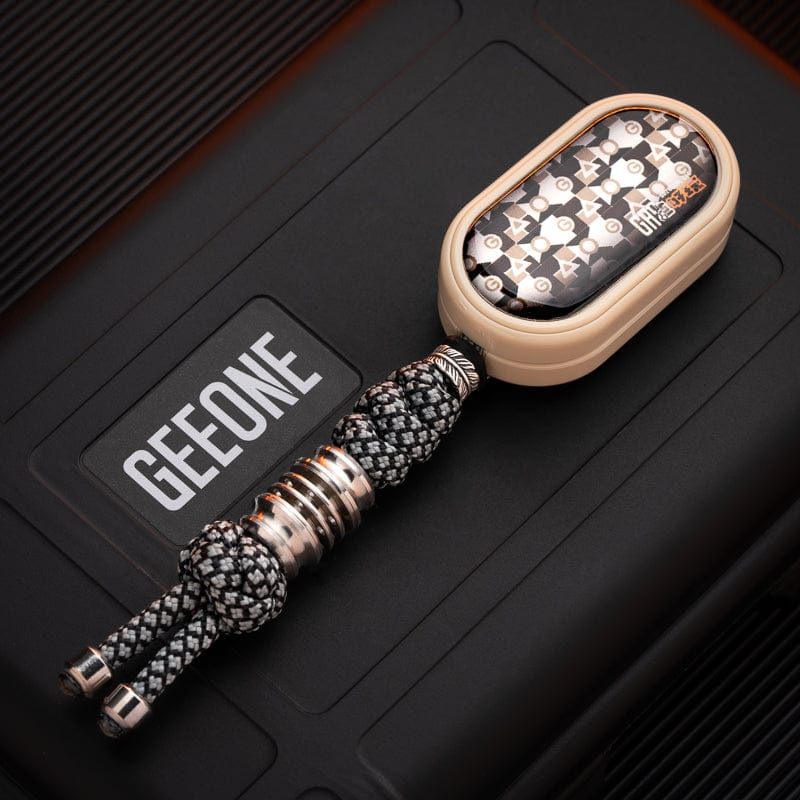Fidget Slider – GAO Studio Rich Coin MIX | Ceramic PC Titanium EDC Push Slider