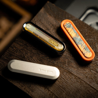 Slider Fidget Toy – GD EDC Seasoning Stick | Stainless Steel Wood PEI Ultem Custom Pattern