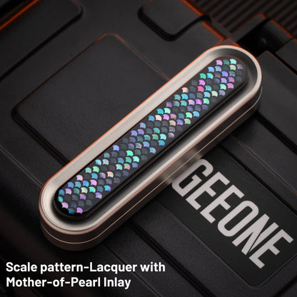 Slider Fidget Toy – GD EDC Seasoning Stick | Stainless Steel Wood PEI Ultem Custom Pattern