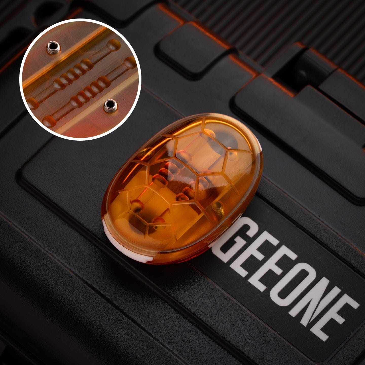 Mechanical Slider – GEEOne Ding Jia | Ultem Zirconium EDC Push Slider