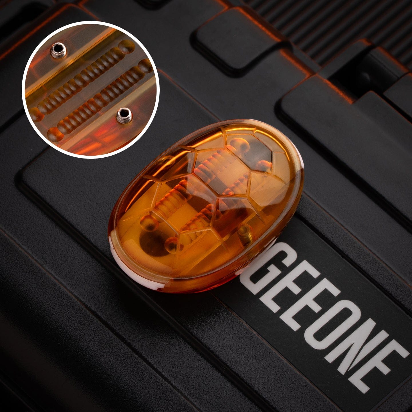 Mechanical Slider – GEEOne Ding Jia | Ultem Zirconium EDC Push Slider
