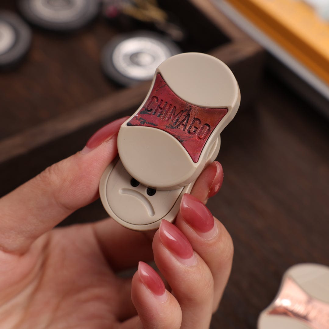 Fidget Slider EDC – GEEOne Wrathful | Titanium Zirconium PEEK Copper