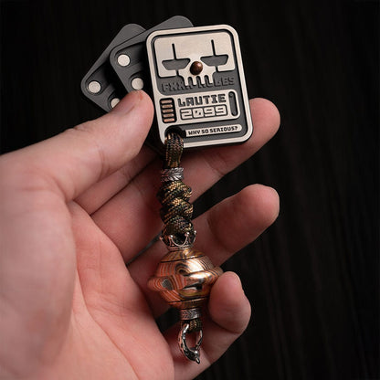 EDC Paracord Braiding Service – GEEOne | Atwood 550 Rope Titanium Tritium Bead Sterling Silver Kit