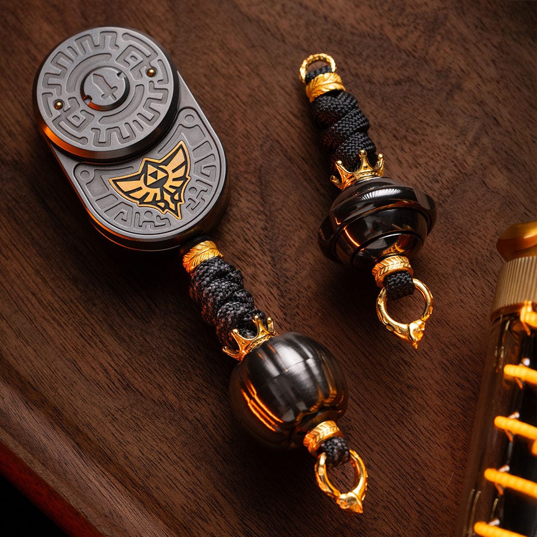 EDC Paracord Braiding Service – GEEOne | Atwood 550 Rope Titanium Tritium Bead Sterling Silver Kit