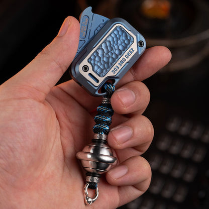 EDC Paracord Braiding Service – GEEOne | Atwood 550 Rope Titanium Tritium Bead Sterling Silver Kit