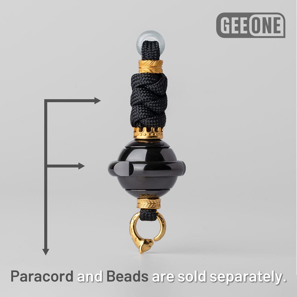 EDC Paracord Braiding Service – GEEOne | Atwood 550 Rope Titanium Tritium Bead Sterling Silver Kit