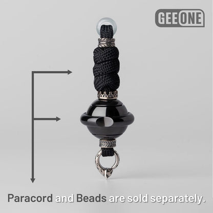 EDC Paracord Braiding Service – GEEOne | Atwood 550 Rope Titanium Tritium Bead Sterling Silver Kit