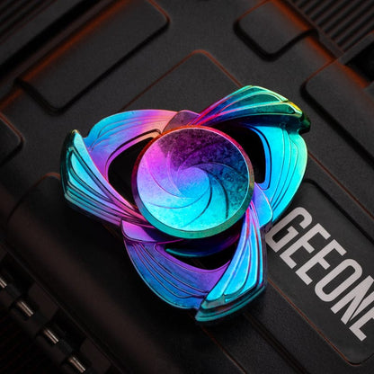 Hand Spinner – GEEOne Galaxy | Stainless Steel Crystal Titanium EDC Gyro
