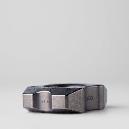 Pocket Tool – KASFLY Single Knuckle Duster | Titanium Zirconium Bronze EDC Multi Tool