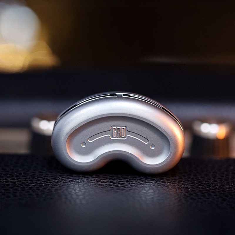Fidget Slider EDC – GEEOne Sonic Cashew | Stainless Steel Titanium Tuning Fork Push Slider