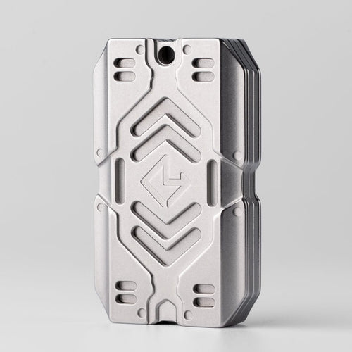 Fidget Slider – GEEOne Warshield | Stainless Steel Zirconium Copper Titanium EDC