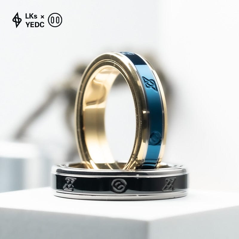 EDC Lanyard Bead – YEDC × LKS Zhuan Yun Pig Ring | Zircuti Titanium EDC Ring Pendant