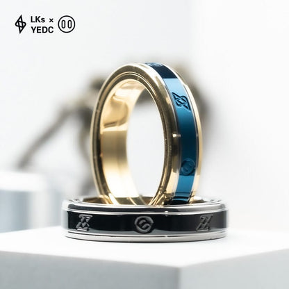 EDC Lanyard Bead – YEDC × LKS Zhuan Yun Pig Ring | Zircuti Titanium EDC Ring Pendant