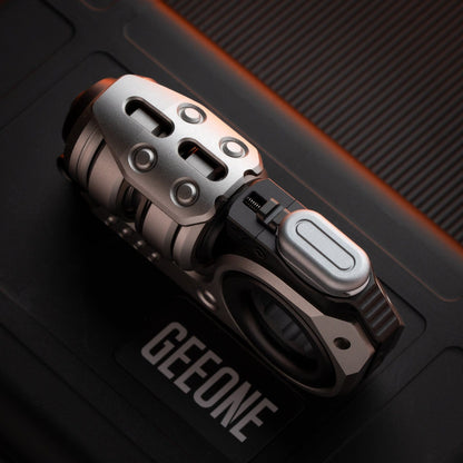 Fidget Slider EDC – GoBiggeR Sinian Lite | Aluminum Titanium Zirconium Mokuti Push Slider