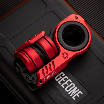 Fidget Slider EDC – GoBiggeR Sinian Lite | Aluminum Titanium Zirconium Mokuti Push Slider