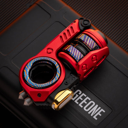 Fidget Slider EDC – GoBiggeR Sinian Lite | Aluminum Titanium Zirconium Mokuti Push Slider