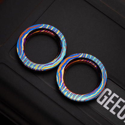 Fidget Slider EDC – GoBiggeR Sinian Lite | Aluminum Titanium Zirconium Mokuti Push Slider