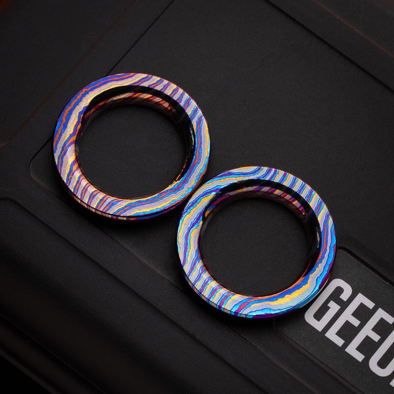 Fidget Slider EDC – GoBiggeR Sinian Lite | Aluminum Titanium Zirconium Mokuti Push Slider