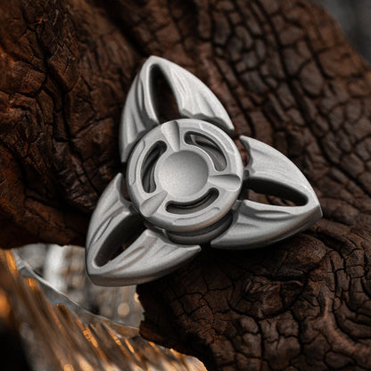 Fidget Spinner EDC – HE EDC Shadow Spinner | Titanium Zirconium Brass Copper Precision Spinner