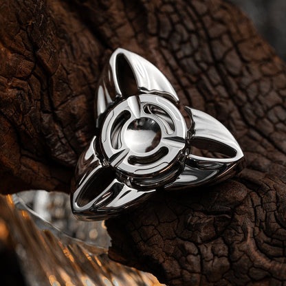 Fidget Spinner EDC – HE EDC Shadow Spinner | Titanium Zirconium Brass Copper Precision Spinner