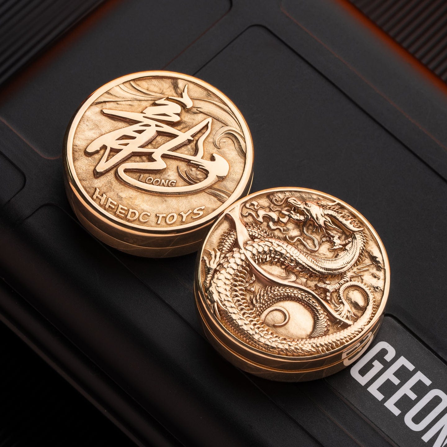 Tactile Coin – HF EDC Ding Ding Coin | Stainless Steel Zirconium Copper Haptic Fidget