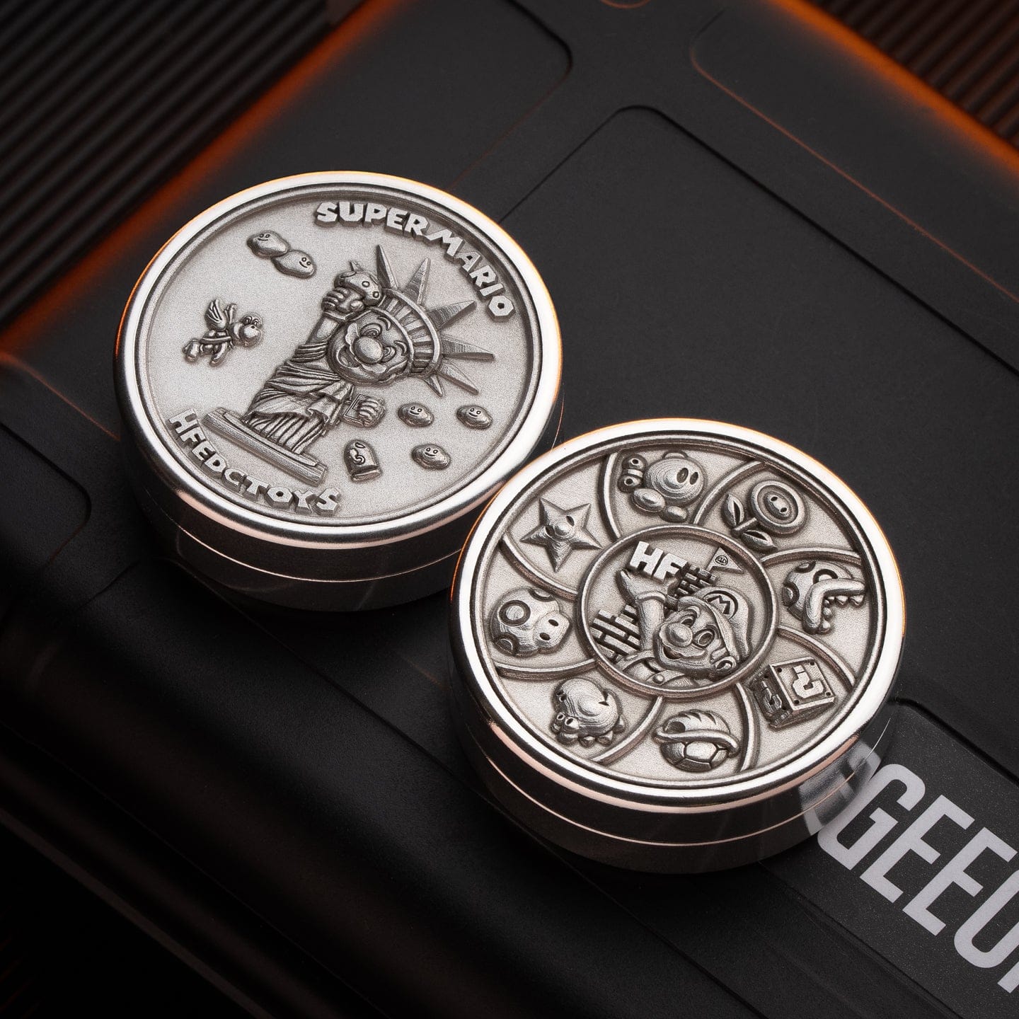 Tactile Coin – HF EDC Ding Ding Coin | Stainless Steel Zirconium Copper Haptic Fidget