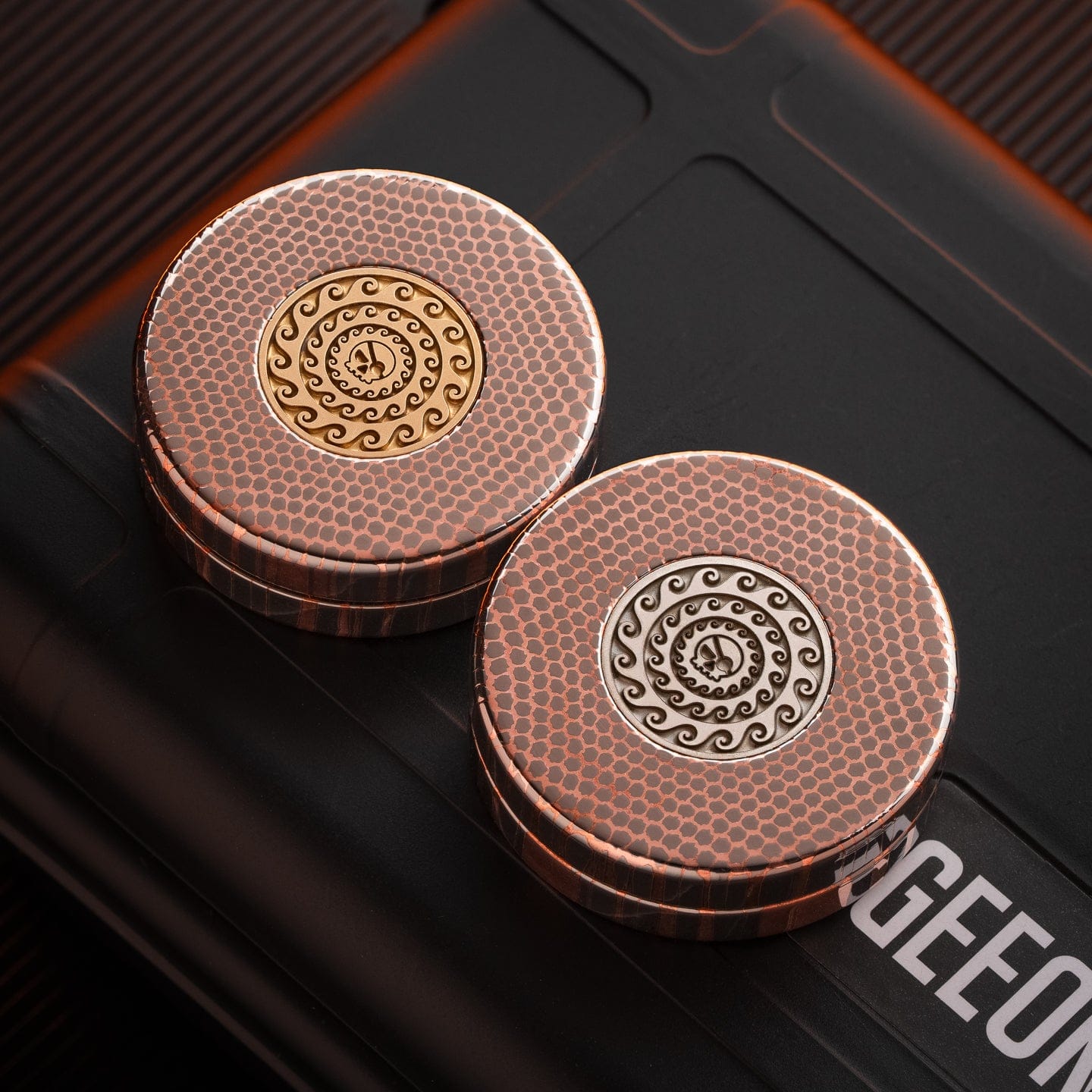 Tactile Coin – HF EDC Ding Ding Coin | Stainless Steel Zirconium Copper Haptic Fidget