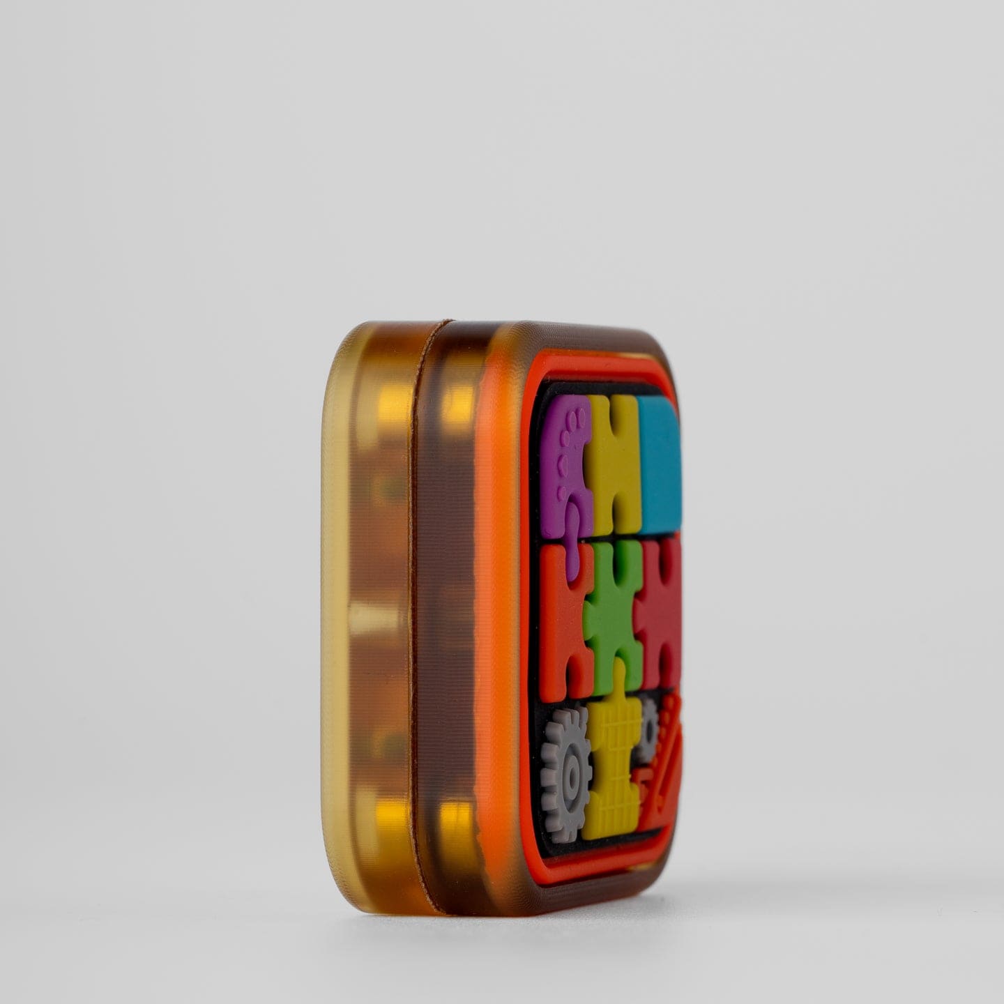 Tactile Slider – HF EDC Magic Cube | G10 PEI EDC Push Slider