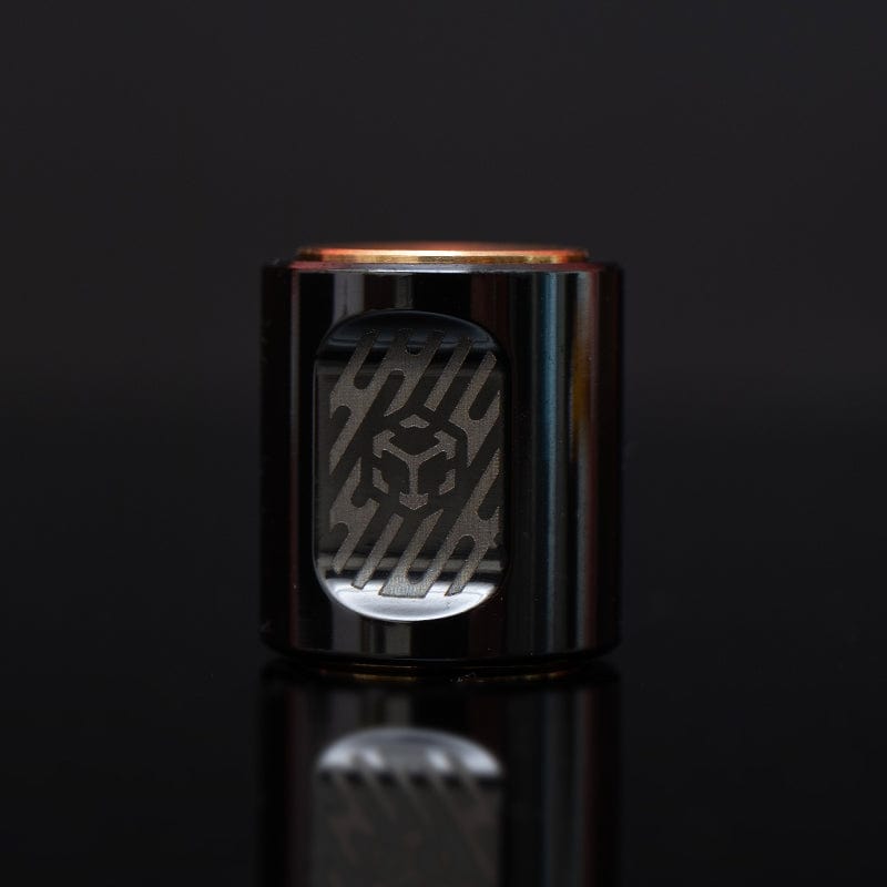 Paracord Bead EDC – JUZHE EDC Scroll | Titanium Zirconium Copper Mokuti Crystal Pendant