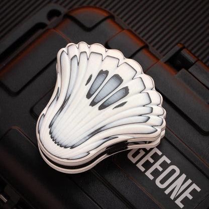 Tactile Slider – KAIS Balled Shell | Carbon Quartz Zirconium Oil Slick EDC Mechanical Slider