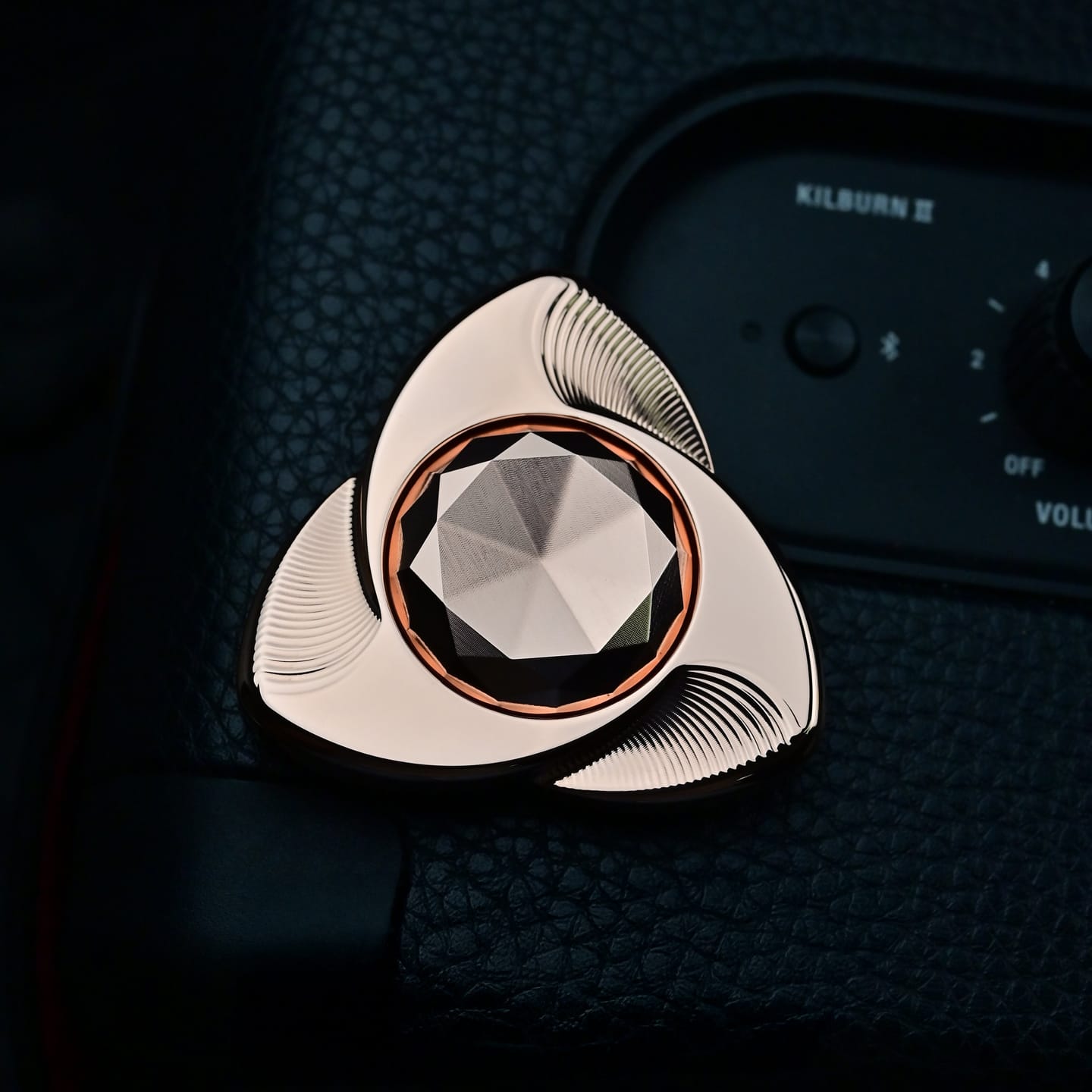 Fidget Spinner EDC – Kinetics Rose | Titanium Zirconium Copper Stainless Steel Precision Spinner