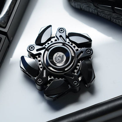 Hand Spinner – KTS Origin-5 | Titanium Zirconium 5-Blade EDC Fidget Spinner